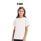 6 Pack Hanes Essential-T Youth Crewneck Short Sleeve T-Shirt for School, Casual & Bulk Everyday Wear